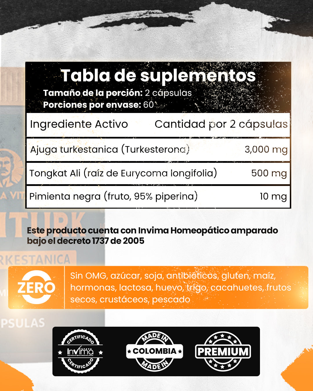 Titanturk® potencia que todo hombre necesita